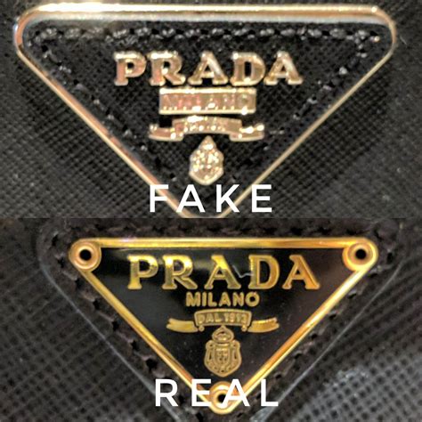 authentic prada logo vs fake|prada authentication.